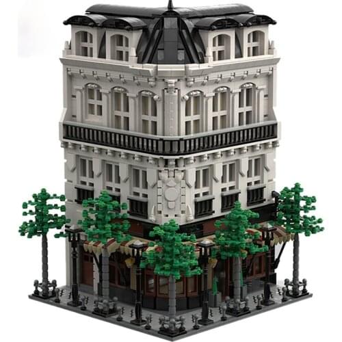 Villa Castle Retro building Friend Series Retro Villas Building Blocks Kit Toy DIY Educational Children Christmas Gifts