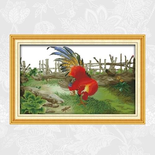 Live an extravagant life Patterns Cross Stitch kits DMC Embroidery Thread Sets DIY Handmade Crafts Cross-stitch Needlework