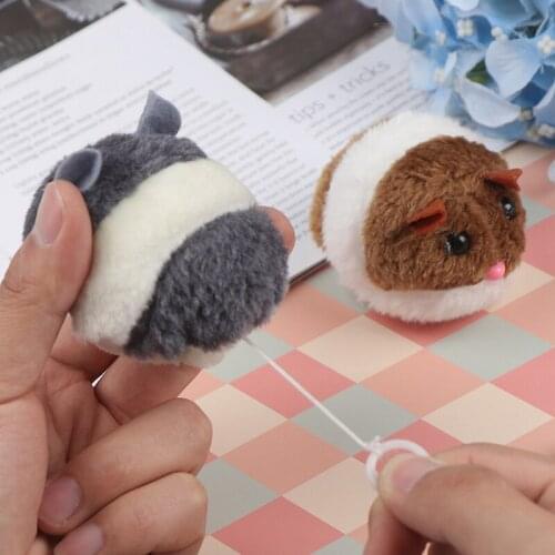 1pc Cute Pet Plush Toy Shake Movement Mouse Funny Plush Little Mouse Toy Gift