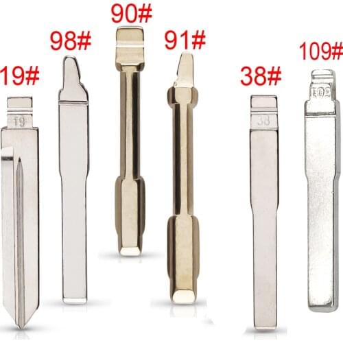 10pcs/lot ,HU101 FO21 FO38 Car Remote KD Key Blade For Ford Fusion Focus Mondeo Fiesta Galaxy Flip Blank #19 90 91 98 NO.38