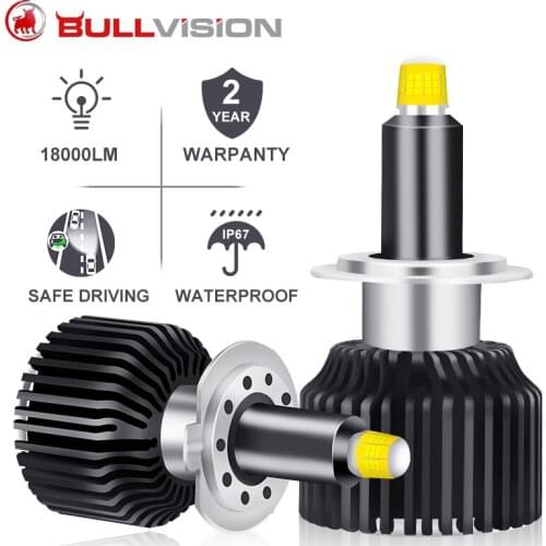 2pcs 48 Chips H1 H7 H8 H11 LED Lamp Car Headlight Bulbs HB3 9005 HB4 9006 3D LED Canbus 360 Degree 6000K 18000LM Auto 9012 Hir2