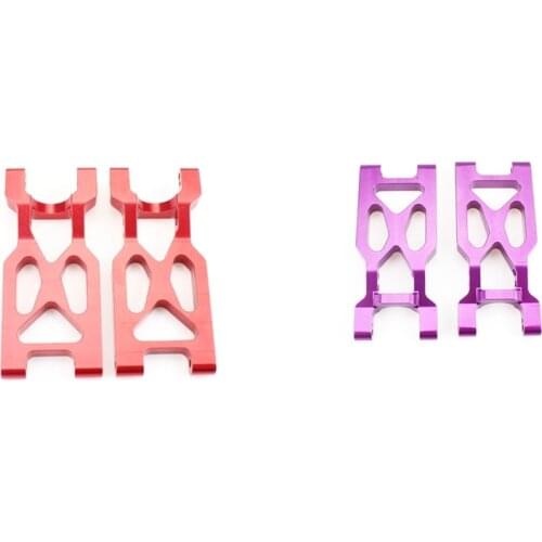 2 Pcs Aluminum Alloy Rear Suspension Arm Swing Arms for Wltoys 104001 1/10 RC Car Upgrade Parts Accessories