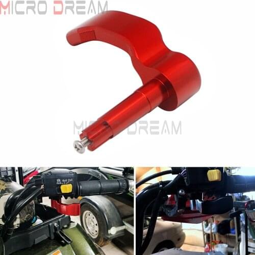 2008-UP Red Replace Aluminum Thumb Throttle Control Lever for Polaris ATV Sportsman Scrambler 300/400/450/500/550/570/850/1000