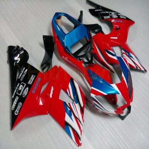 5Gifts+Custom red Motorcycle cowl for 600 2003 2004 2005 650 2003-2005 ABS motor Fairing kit M2