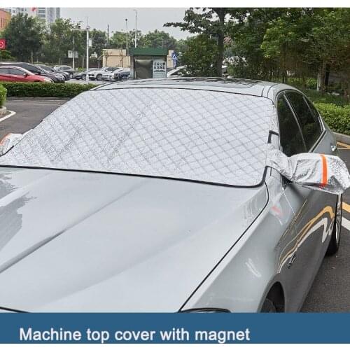 Car Machine top cover with magnet Winter Snow Shield Front Windshield Frost Resistant and Light-Resistant Sunshade