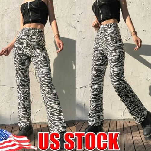 Spring Autumn Winter Women Casual Leopard Printed Wide Leg Pants Sexy Fashion High Waist Pants Laides Long Trouser