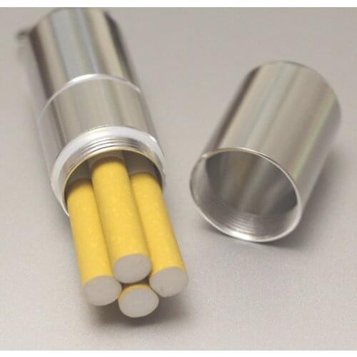 Aluminum Alloy Cigarette Case Portable Mini Box Moisture-proof Anti-pressure With Keychain 9.5cm