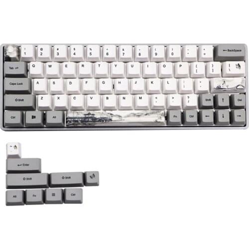 Ink Dye-Sublimation Keyboard Cute Keycaps PBT OEM Profile Keycap For GH60 GK61