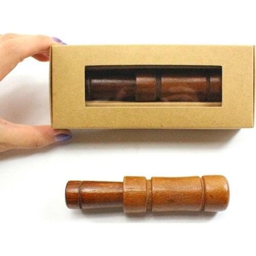 Wooden Imitate Voice Trap Whistle Outdoor Hunting Decoy Duck Call Whistle Family Outdoor Camping Accessories For Dropshipping