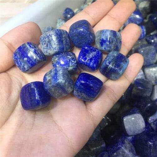 10pcs energy stone natural stones and minerals lapis lazuli small size irregular square healing chakra stone for home decoration