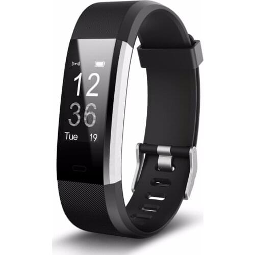 Fitness Tracker Wrist Band Watch Waterproof Heart Rate Monitor Smart Bracelet Watch ID115plus