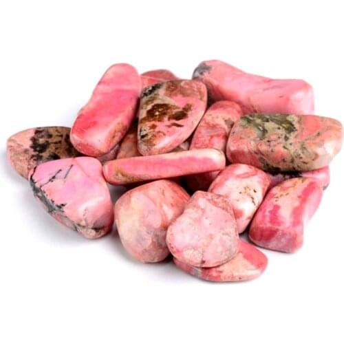 Rhodonite Crystal Tumbled Stones Natural Quartz Rocks And Minerals Gemstones