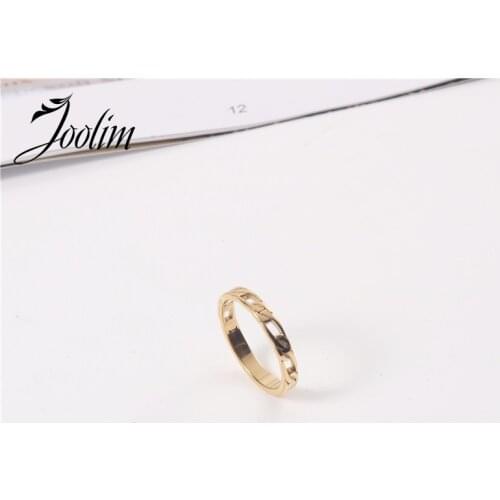 Joolim Figaro Link Stainless Steel Rings for Women