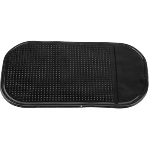 Black Car Non-Slip Dashboard Magic Sticky Pad Anti-Slip Rubber Gel Mat Cushion for iPhone Mobile Phone Auto Interior Accessories