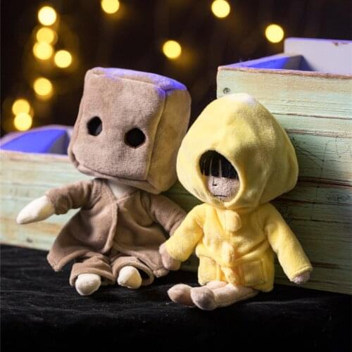 Little Nightmares Plush Toys Adventure Game Cartoon Six Mono Soft Stuffed Dolls For Kid Birthday Gift