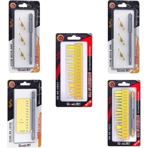 New Qianli 007 008 009 011 Knife IC BGA Nand CPU Edge Glue Cleaning Blade for Phone Motherboard SMD Soldering Repair Tool