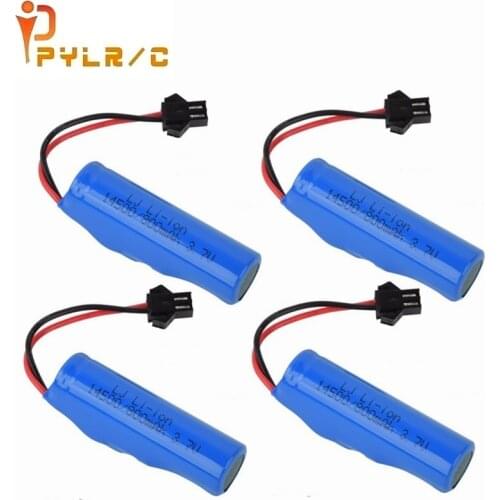 Original 3.7v 800mah lipo battery For JJRC C2 D828 RC Car Parts 14500 SM-2P For RC Stunt Dump Car Battery Toys Accessories