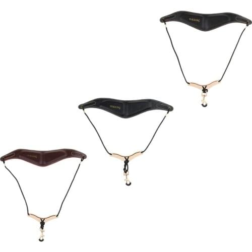 Adjustable Saxophone Strap Leather Neck Belt For Tenor/Soprano/Alto Sax