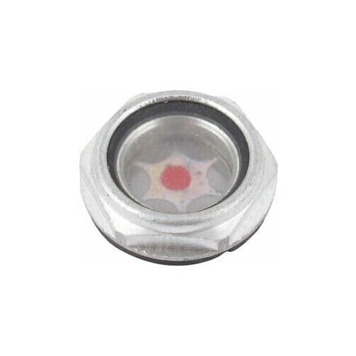 Screw Type 23.5mm Thread Air Compressor Oil Liquid Level Sight Glass Indicator