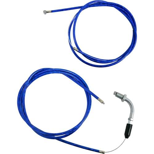 Blue Throttle Cable & Clutch Line For 49/60/66/80cc Engine Motorized Bicycle