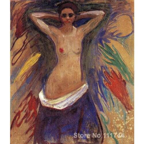 Modern art gallery.The Hands by Edvard Munch painting Handmade High quality