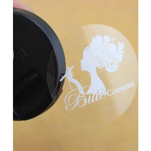 High quality custom printing transparent label sticker, self adhesive label, wine bottle label