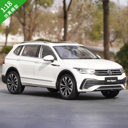 High Meticulous 1:18 VW TIGUAN L 2017 Alloy Model Car Static Metal Model Vehicles Original Box For Collection