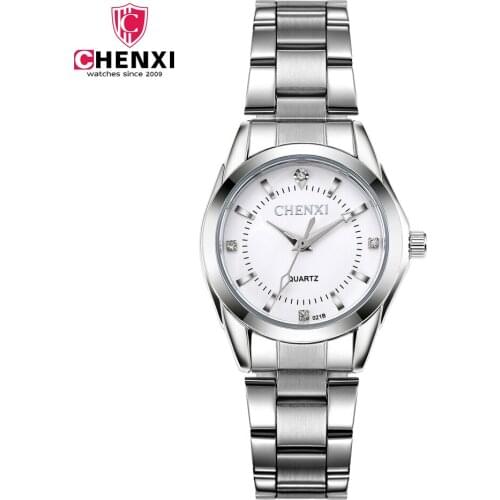 021B New Fashion CHENXI CX021B Brand relogio Luxury Womens Casual watches waterproof watch women Clocks Dress Gift Rhinestone