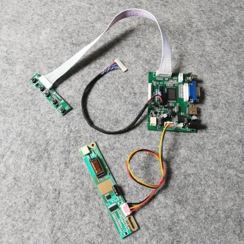 1024*768 1-CCFL Fit QD15XL02/QD141X1LH02/QD141X1LH06 screen 20 Pin LVDS controller drive board DIY kit VGA 2AV LCD monitor