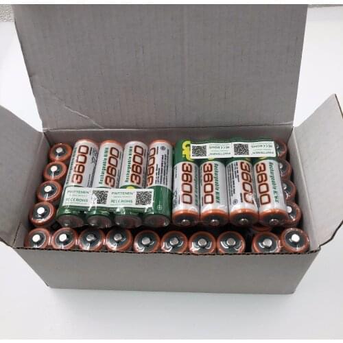 4-20 PCS New 1.2V AA battery 3600mAh NI MH Pre-Charged Batteries Ni-MH Rechargeable AA3600 Battery For Toys Camera Microphone