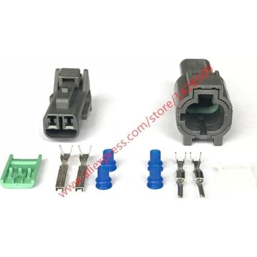 5 Sets 2 Pin Wiper Spray Motor Plug 7123-8520-40 7222-8520-40 For Nissan KUM PB015-02850 Waterproof Automotive Connector