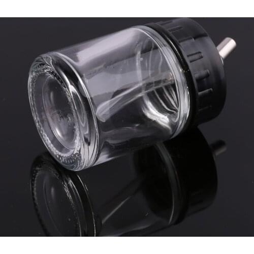 Airbrush Glass Bottle Jar Air Brush Standard Suction Lid Pump Spray Top New