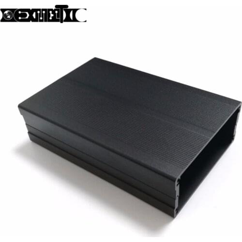 Aluminum enclosure Instrument shell electric project box DIY 97X40X150mm black NEW