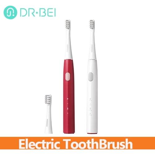 Dr.Bei Sonic Electric ToothBrush Y1 Rechargeable 3 Models Waterproof Automatic Oral Cleaning Teeth with 2 Brush Heads