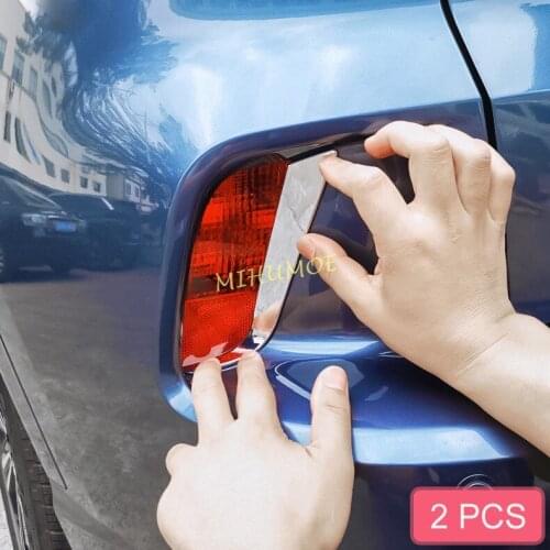 Chrome Rear Bumper Reflector Fog Light Trims For Ford Escape Kuga 2020 2021