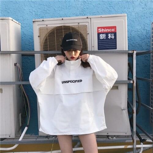 Jackets Women Chic Summer Loose All-match Trendy White Daily Korean Style Harajuku Leisure Womens Clothing Long Sleeve Fashion