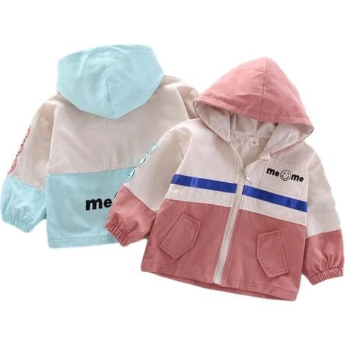 Autumn Boys Hooded Jackets 2020 Kids Coats Baby Girls High Quality Zip Jacket Fashion Children Coat Baby Outerwear Overcoat