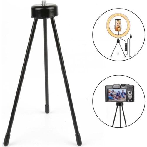 Mini Tripod Selfie Stick Desktop Micro Bracket Table Top Stand Phone Mount SLR Sports Camera Selfie Stick Mic Stand Drsophip