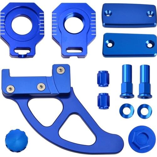 Motorcycle Brake Clutch Reservoir Cover Axle Block Rear Brake Disc Guard For Husqvarna TC TX FX 125 250 300 350 450 2018-2021