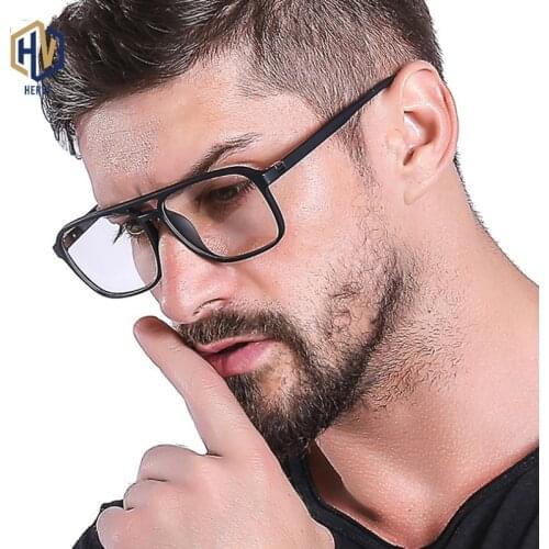 Anti Blue Light Blocking Filter Reduces Digital Eye Strain Fashion Men Optical eye glasses Frame Clear Lens Eyewear
