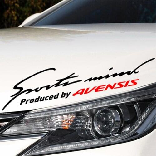 10 Pieces Customization Sports Mind On Car Lamp Eyebrow Sticker Car-Styling For toyota avensis Car Accessories