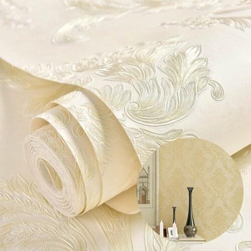 K1KA Wallpaper 3D Flower Mural Embossed Wallpapers Bedroom ​Living Room ​Tv Background Wall Murals 1 Meter Multicolor