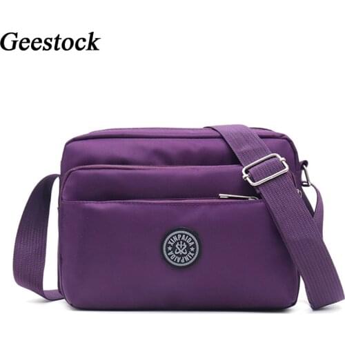 Geetsock Nylon Crossbody Bags Luxury Designer Shoulder Bag Women Casual Messenger Bags Top-handle Bag Multi-layer Tote Handbags