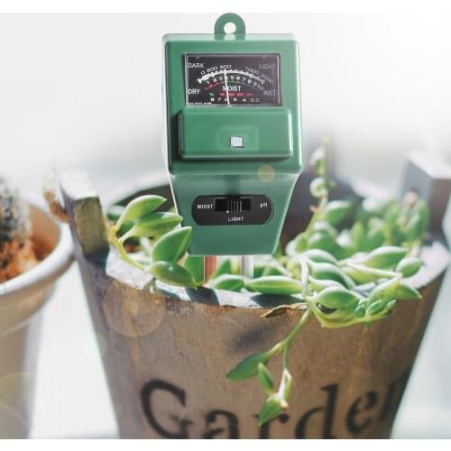 New 3 In1 Soil Tester PH Testers Soil Water Moisture Test Light Meter For Garden Flower Plant Hot Dropshipping