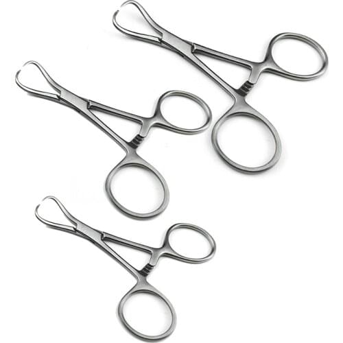 Stainless Steel Cloth Towel Forceps Edical Tweezer Surgical Instruments
