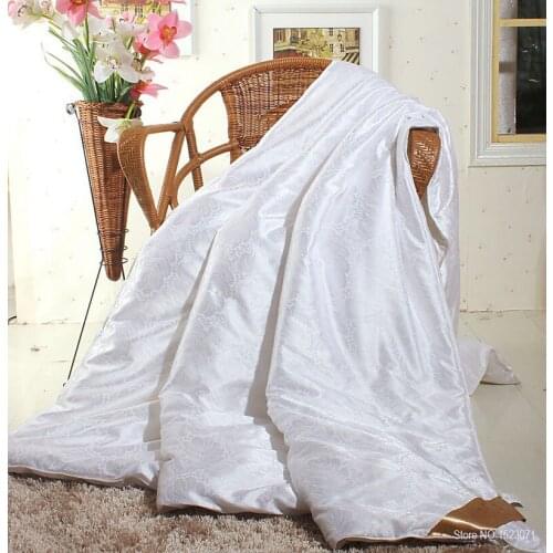 100% Mulberry Silk Comforter For Winter/summer King Queen Full Twin Size White/red Color Quilt/duvet/blanket Filler