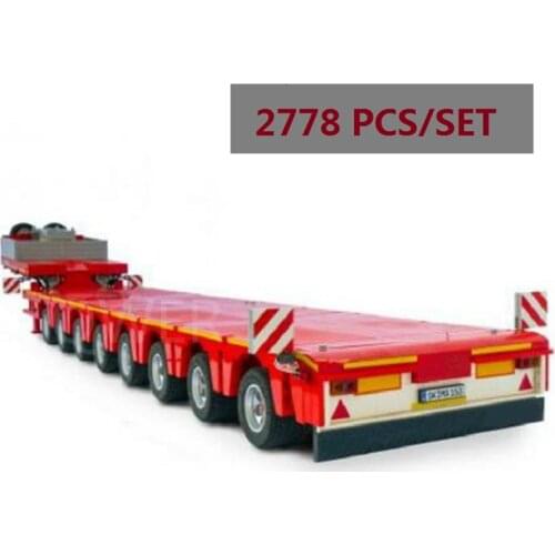 New fit Actros technology truck trailer electric remote control assembly moc3619 birthday Christmas New Year gift building block