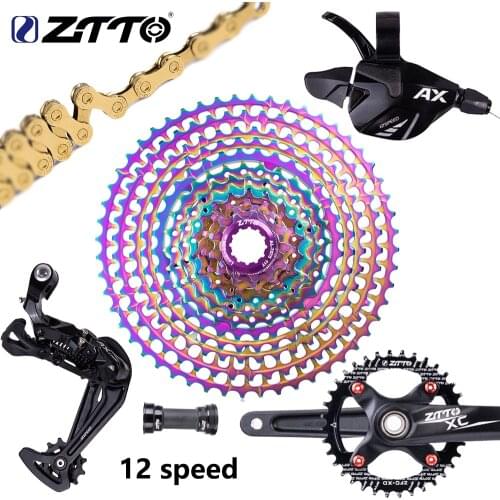 ZTTO MTB Bike 12 Speed Groupset Ultralight 12s 52t cassette 12s freewheel chain chainring 12s shifter derailleur 12v K7 Current