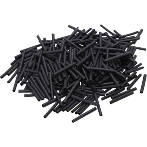 Wire Wrap Sleeve 2mm Dia 30mm Long Heat Shrink Tubing 280pcs Black