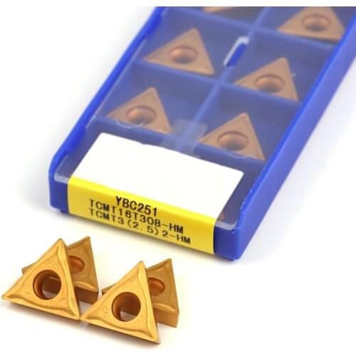 TCMT090204 TCMT110204 TCMT110208 TCMT16T304 TCMT16T308 HM YBC251 YBC252 Carbide insert external turning tool CNC turning tool